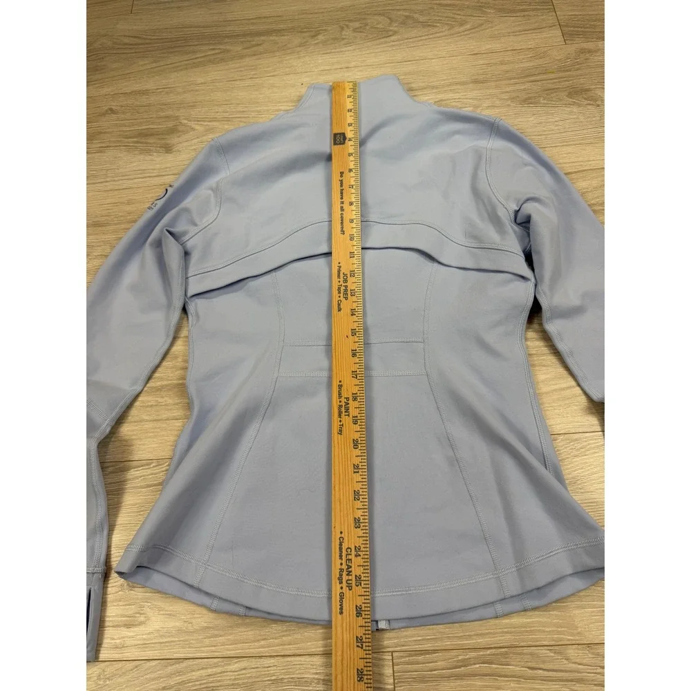 Lululemon Define Jacket Size 10 Pastel Blue Full Zip‎